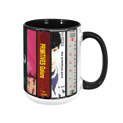 The Primitives Albums Cassette Collection Retro Accent Mug