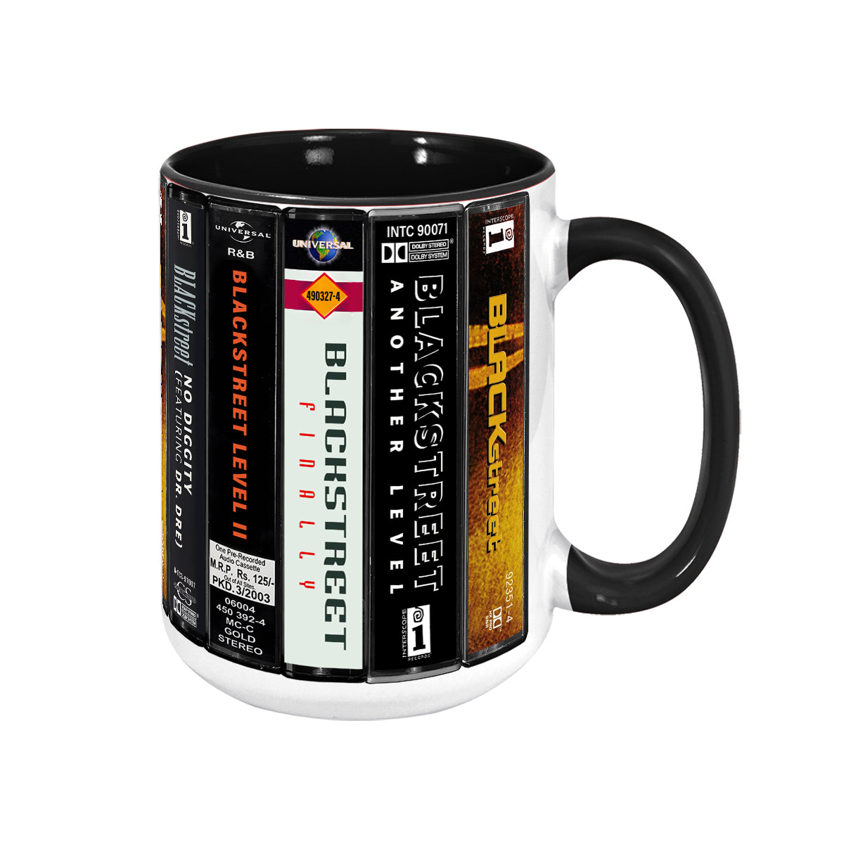 BLACKstreet Albums Cassette Collection Retro Accent Mug