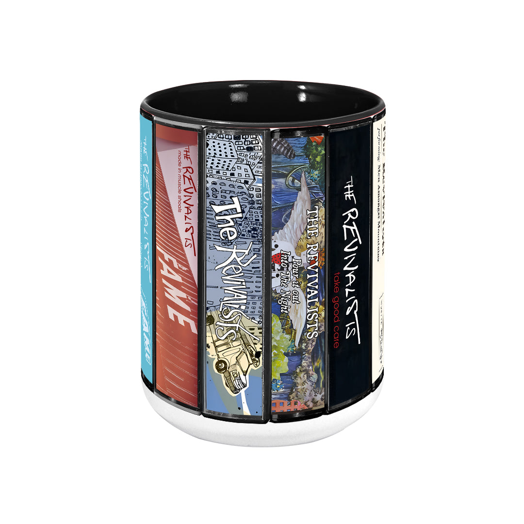 The Revivalists Albums Cassette Collection Retro Accent Mug
