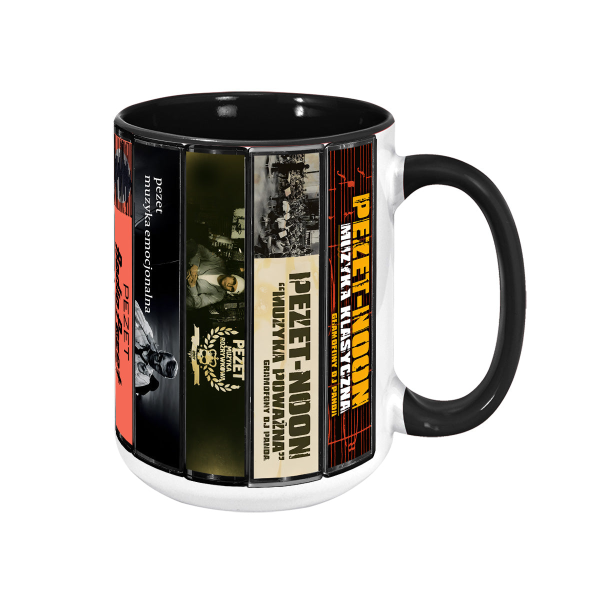 Pezet Albums Cassette Collection Retro Accent Mug