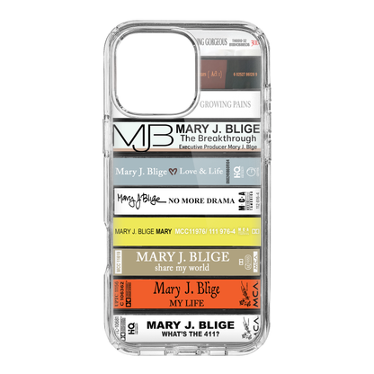 Mary J. Blige Albums Cassette Collection Retro Phone Case