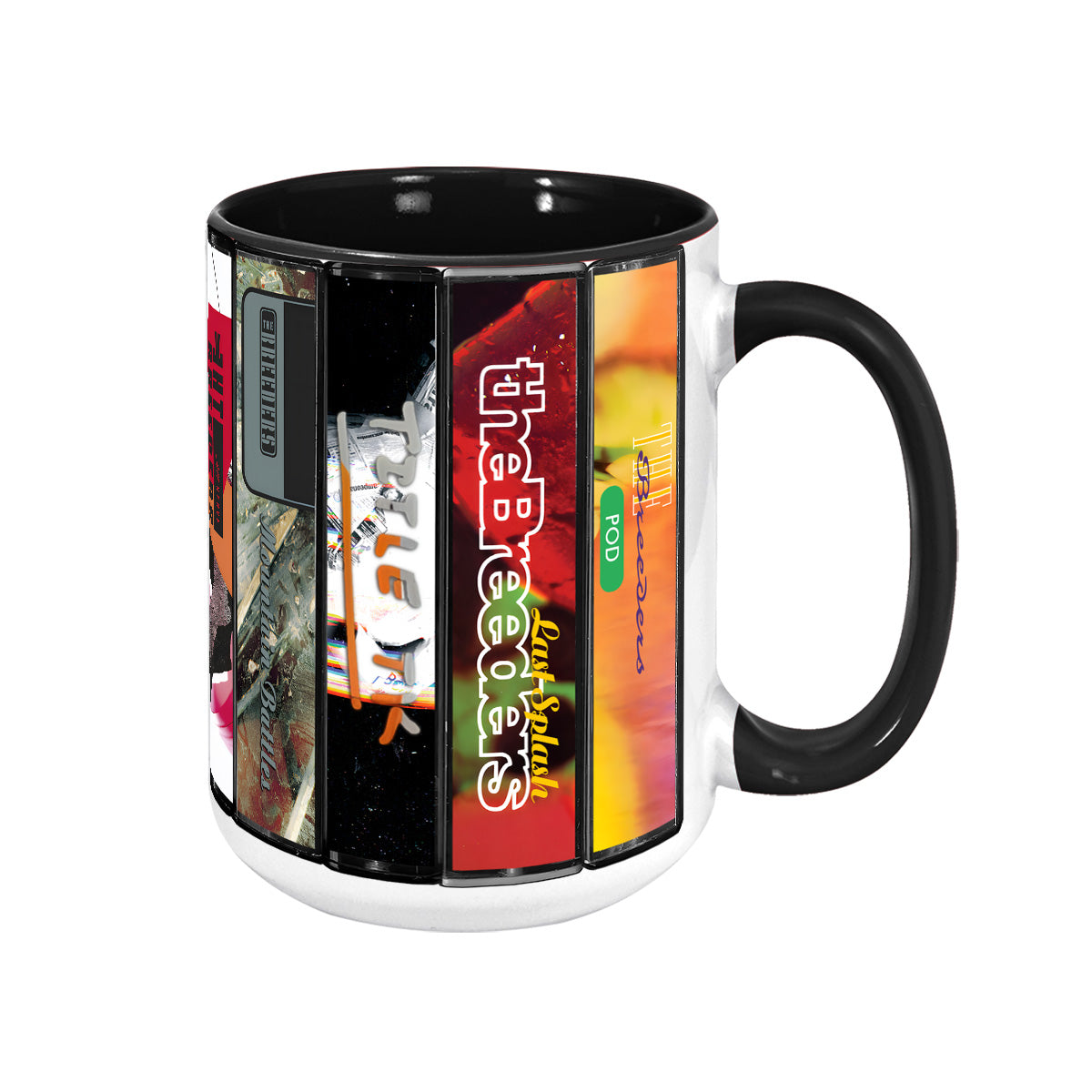 The Breeders Albums Cassette Collection Retro Accent Mug