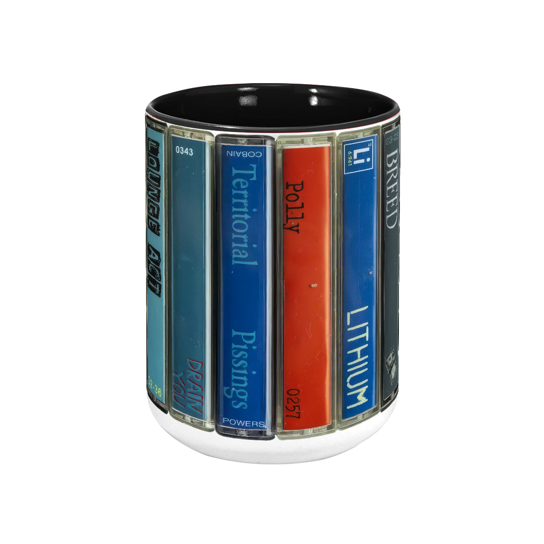 Nirvana Nevermind Album Cassette Retro Accent Mug