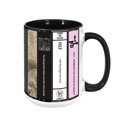 Felt Albums Cassette Collection Retro Accent Mug