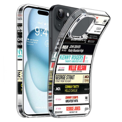 Classic Country Music Albums Cassette Collection Retro MagSafe Phone Case