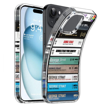 George Strait Albums Cassette Collection Retro Phone Case