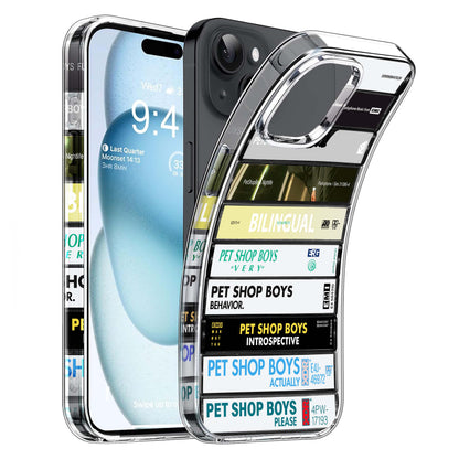 Pet Shop Boys Albums Cassette Collection Retro Phone Case