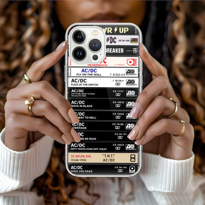 AC/DC Albums Cassette Collection Retro Phone Case