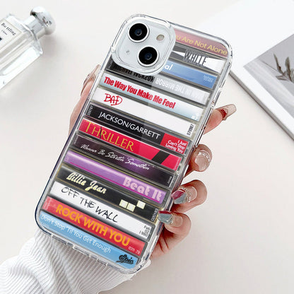 Michael Jackson Music Cassette Collection Retro Phone Case