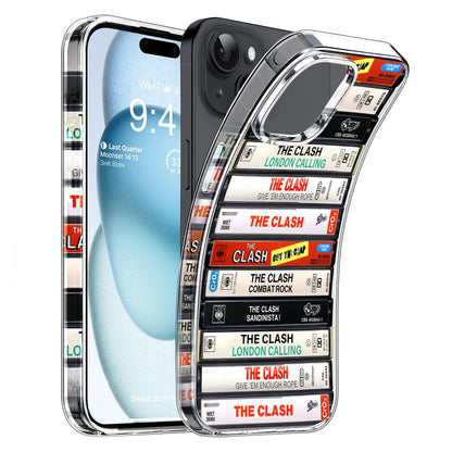 The Clash Albums Cassette Collection Retro Phone Case