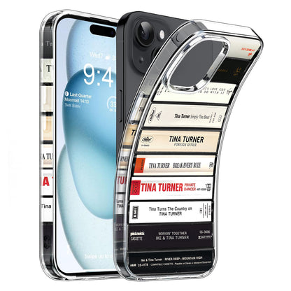 Tina Turner Albums Cassette Collection Retro Phone Case
