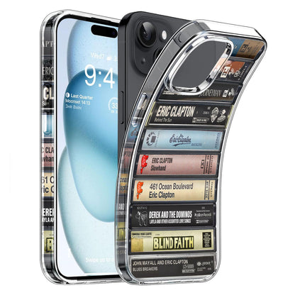 Eric Clapton Albums Cassette Collection Retro Phone Case