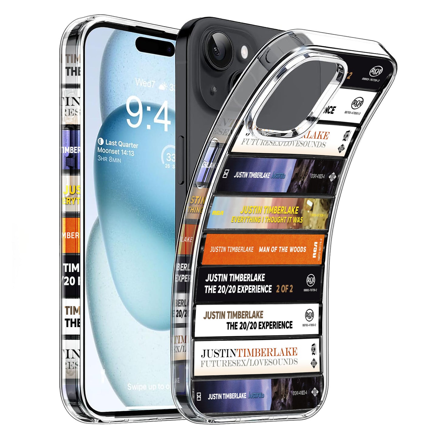 Justin Timberlake Albums Cassette Collection Retro Phone Case