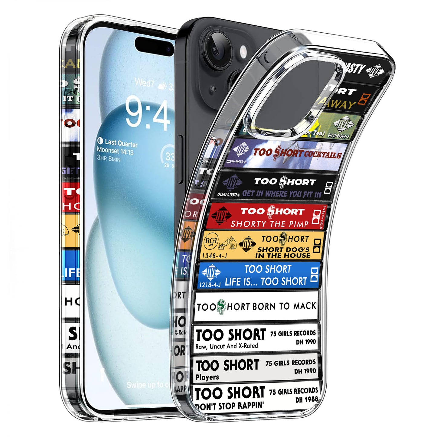 Too Short Albums Cassette Collection Retro Phone Case