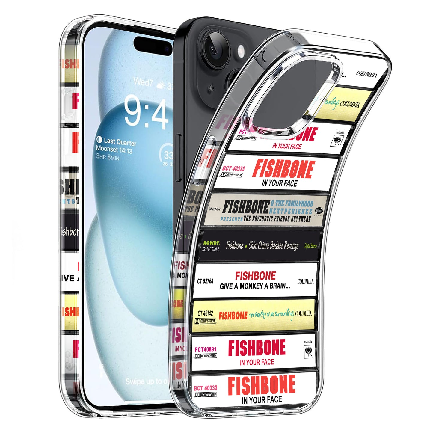 Fishbone Albums Cassette Collection Retro Phone Case