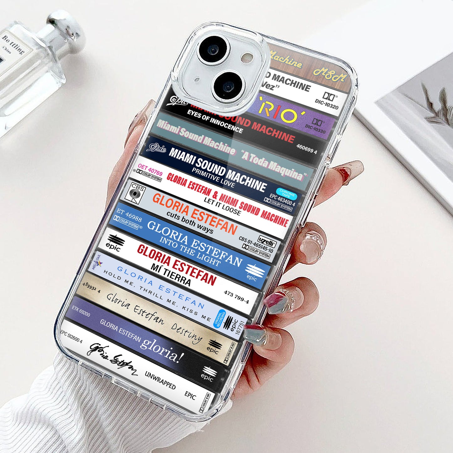 Miami Sound Machine Albums Cassette Collection Retro Phone Case
