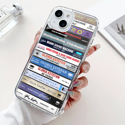 Miami Sound Machine Albums Cassette Collection Retro Phone Case