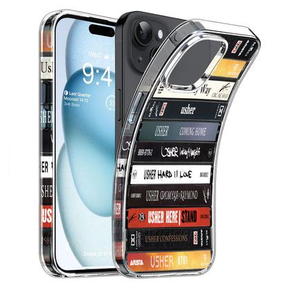 Usher Albums Cassette Collection Retro Phone Case