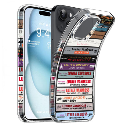 Luther Vandross Albums Cassette Collection Retro Phone Case