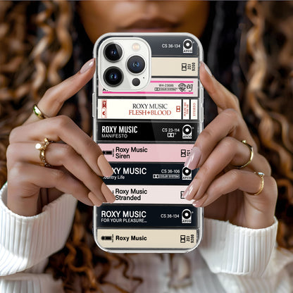 Roxy Music Albums Cassette Collection Retro Phone Case
