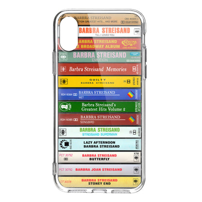 Barbra Streisand Albums Cassette Collection Retro Phone Case