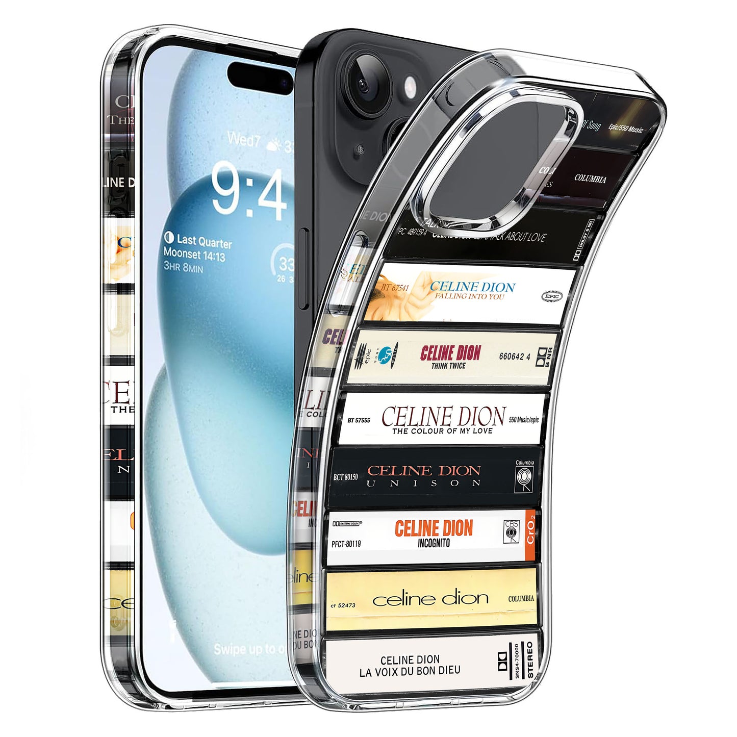 C��line Dion Albums Cassette Collection Retro Phone Case