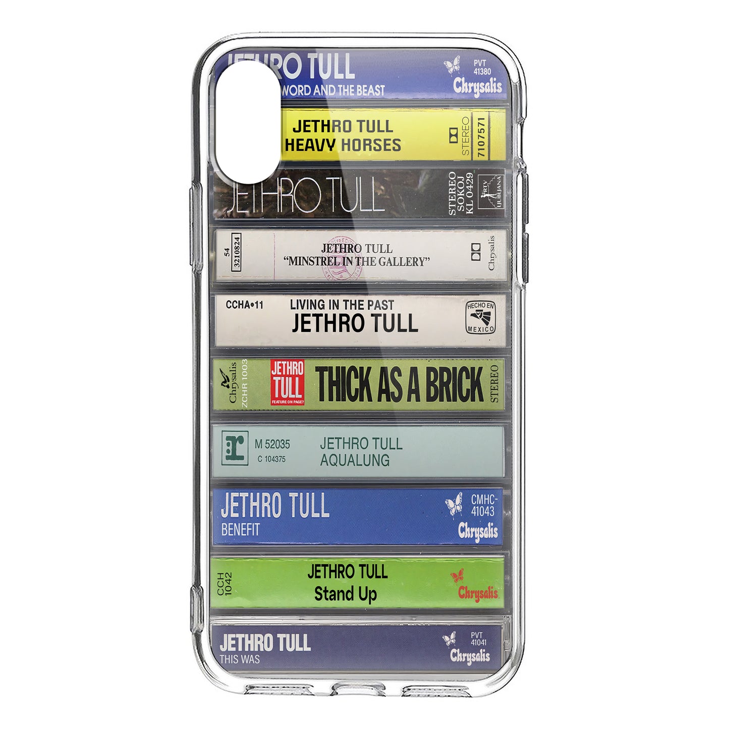Jethro Tull Albums Cassette Collection Retro Phone Case