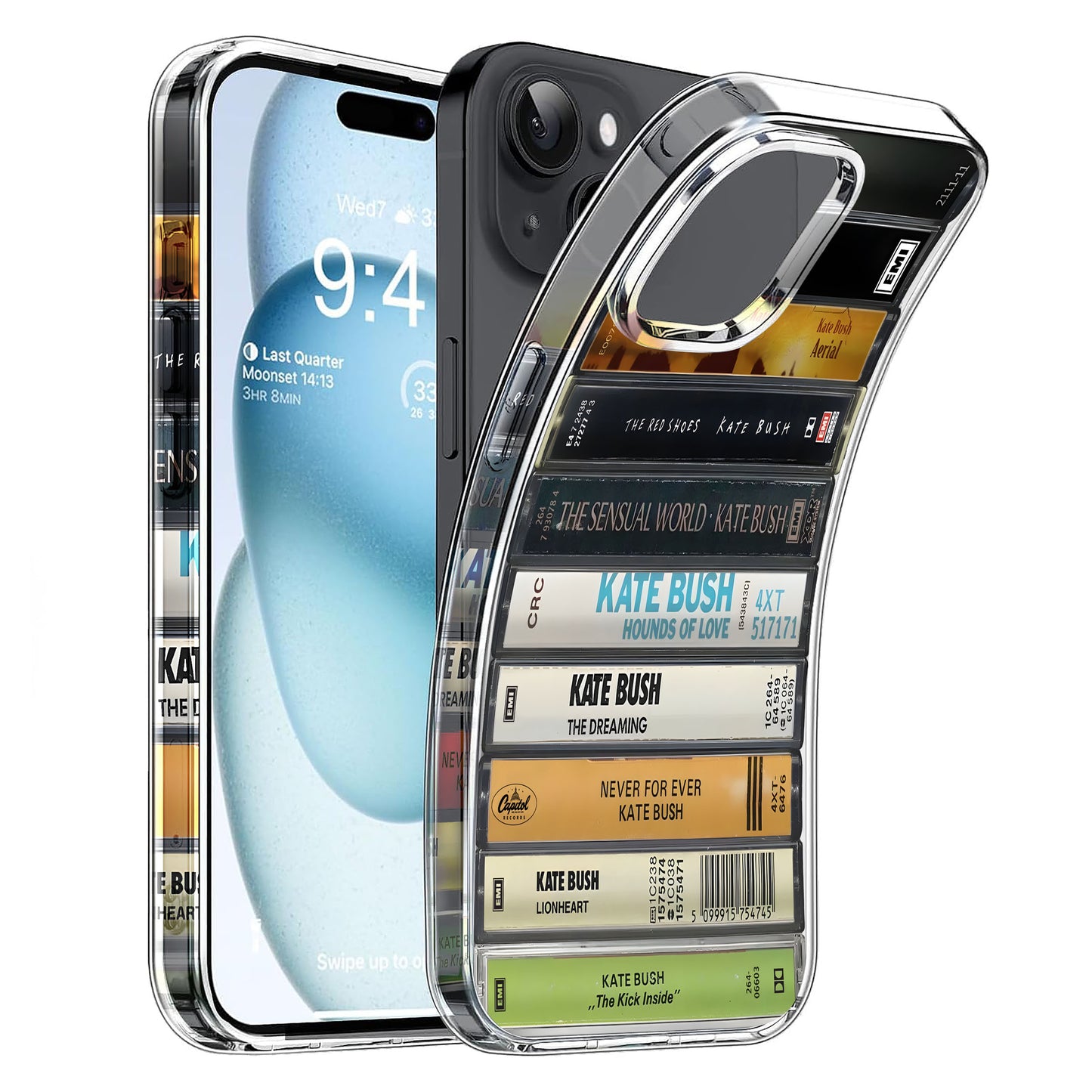 Kate Bush Albums Cassette Collection Retro Phone Case