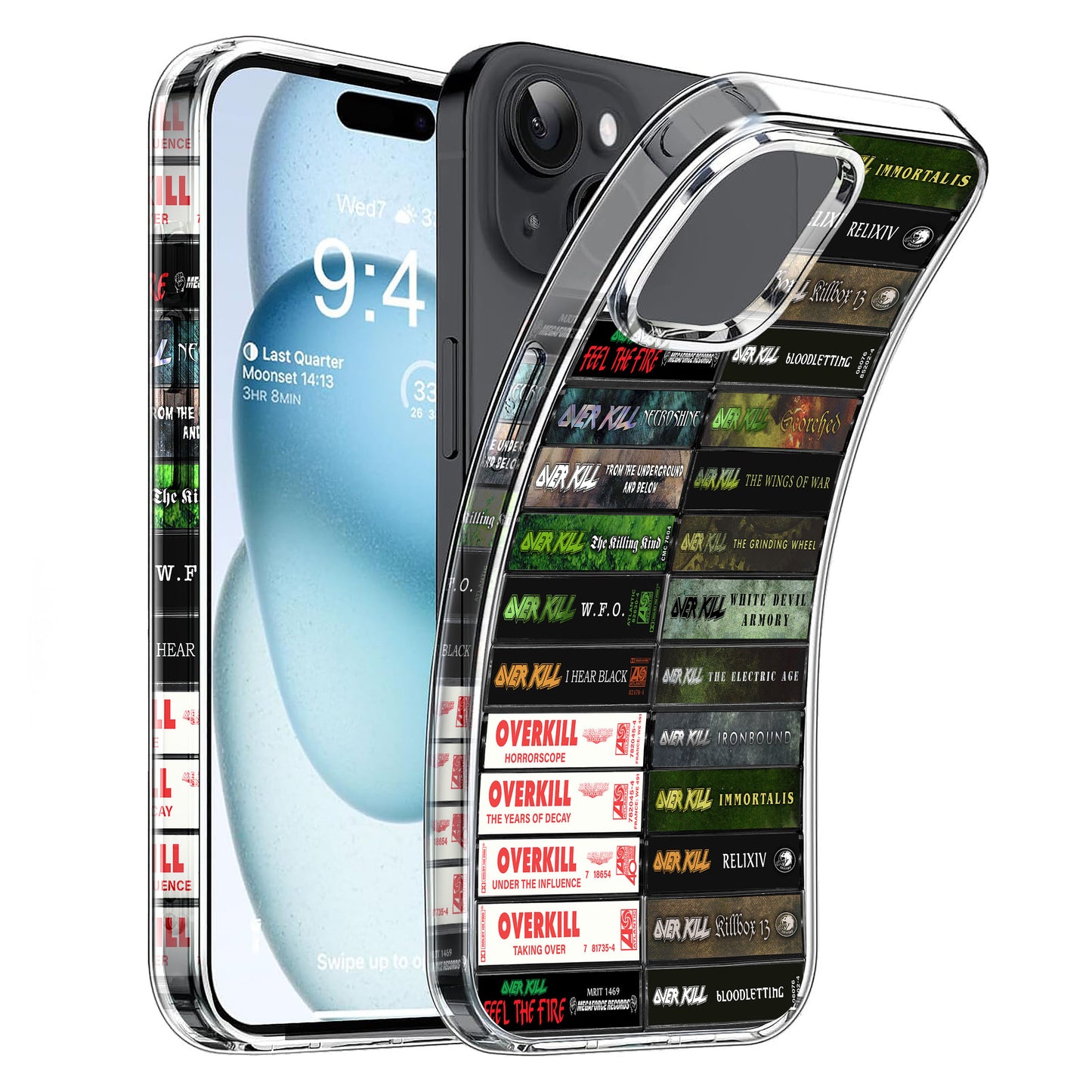 Overkill Albums Cassette Collection Retro Phone Case
