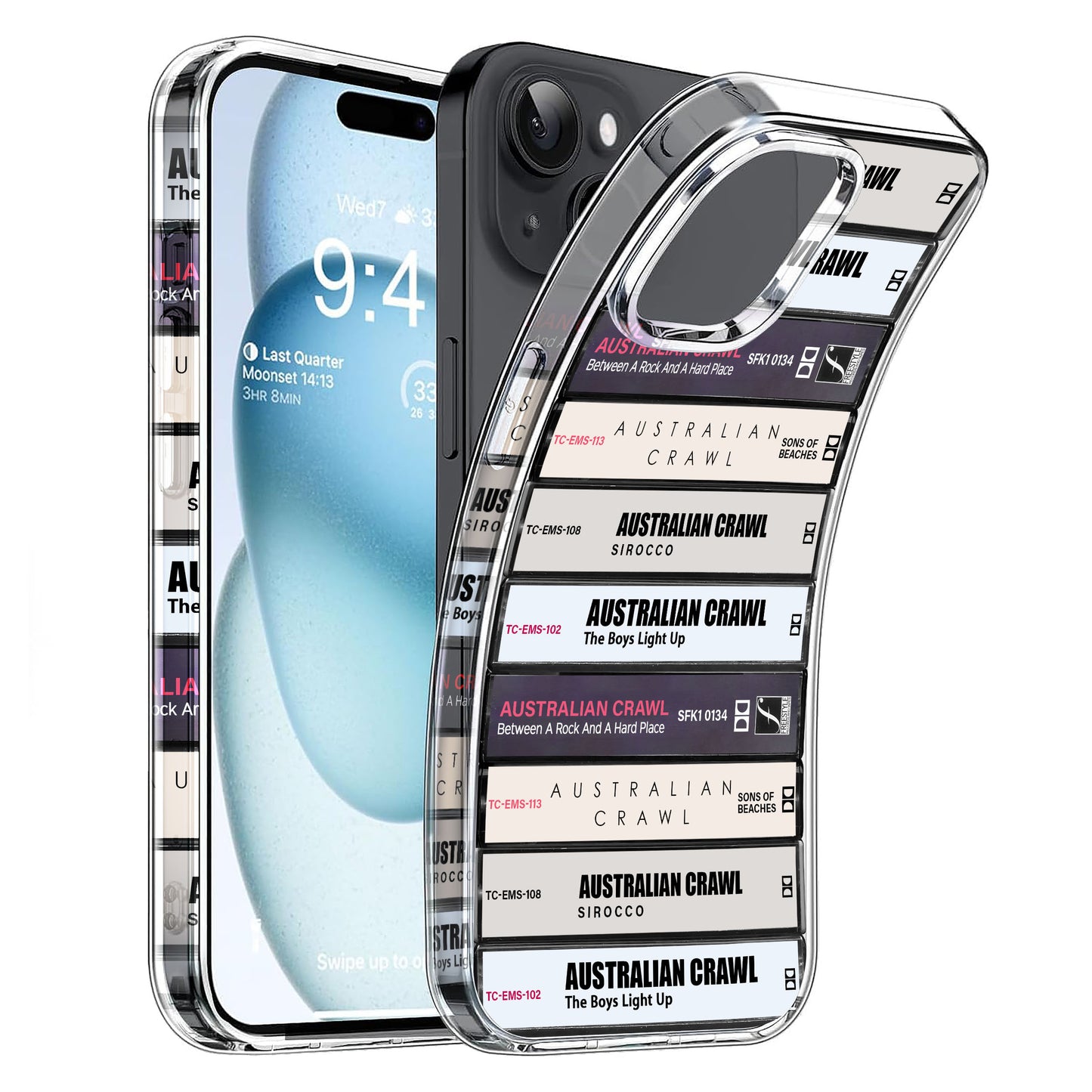 Australian Crawl Albums Cassette Collection Retro Phone Case