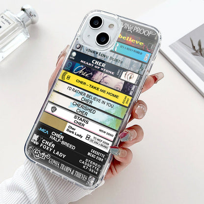 Cher Albums Cassette Collection Retro Phone Case