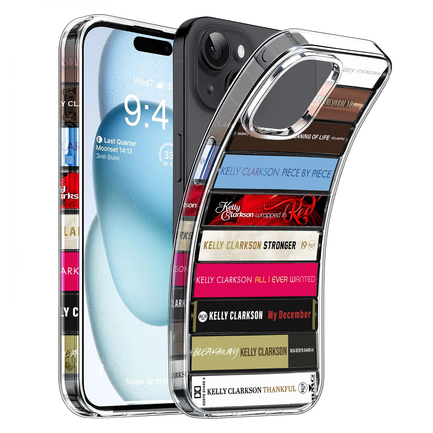 Kelly Clarkson Albums Cassette Collection Retro Phone Case