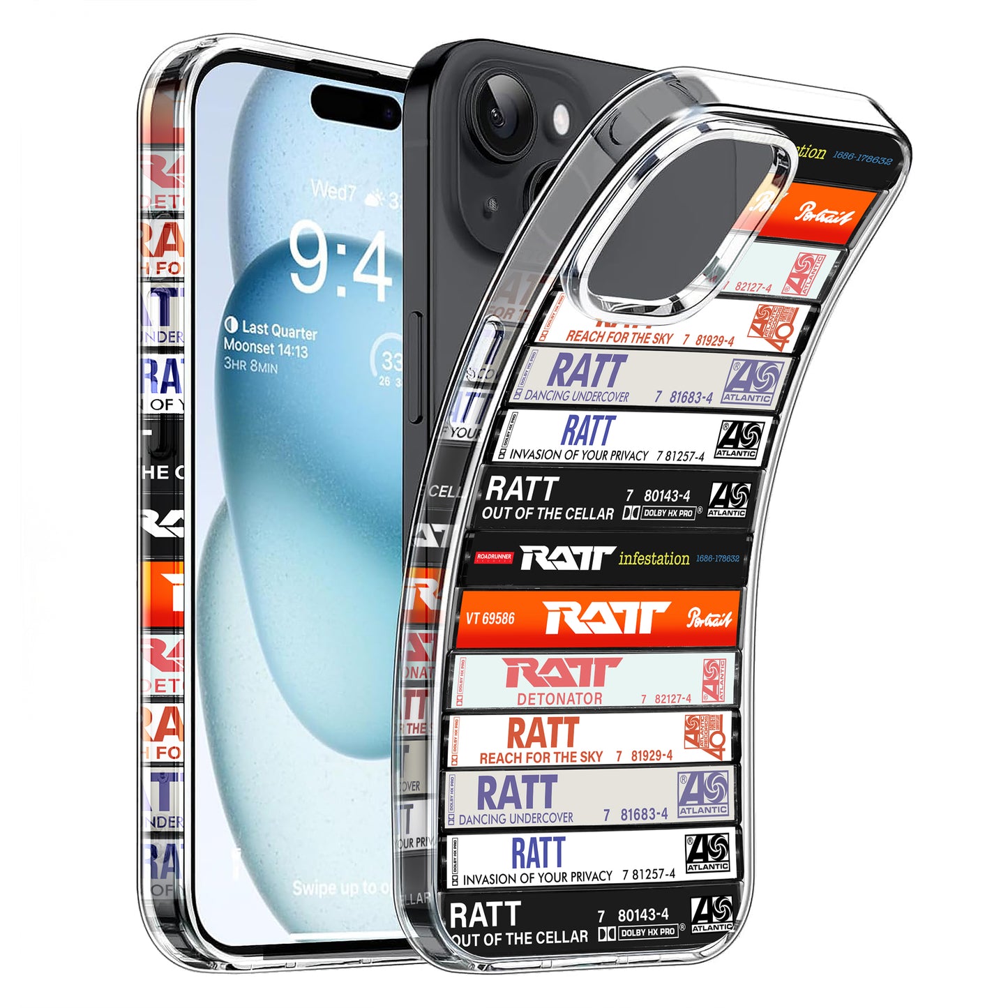 Ratt Albums Cassette Collection Retro Phone Case