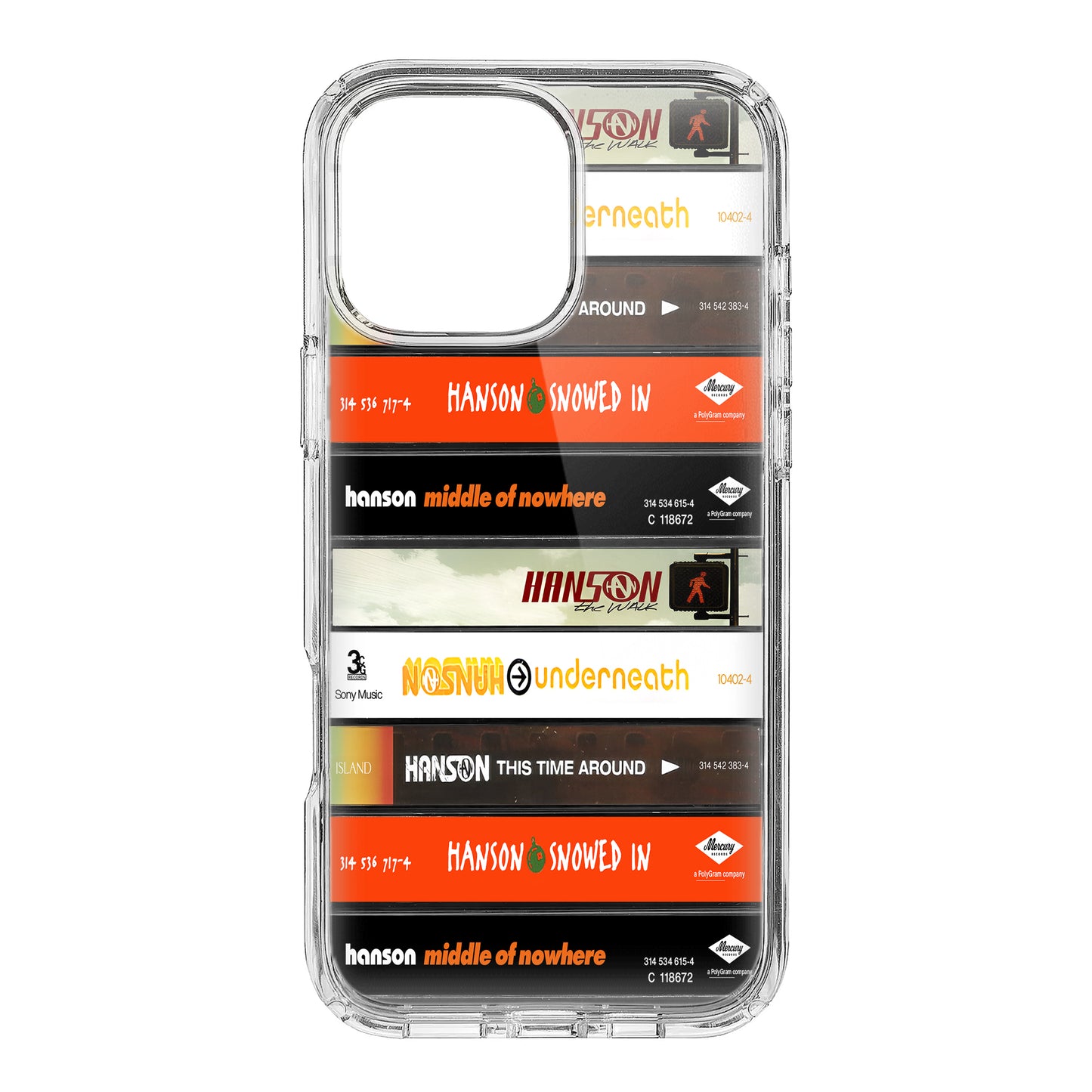 Hanson Albums Cassette Collection Retro Phone Case
