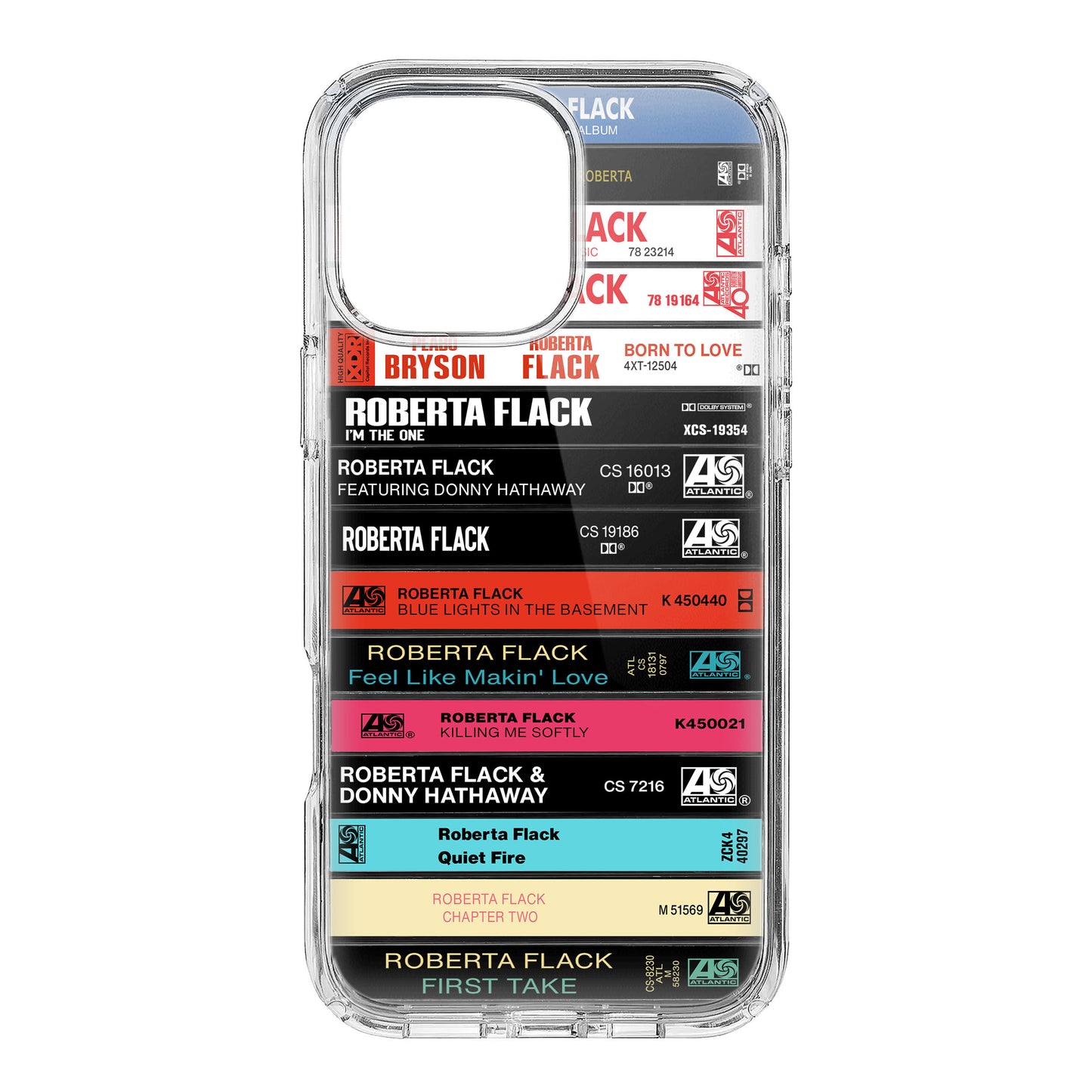 Roberta Flack Albums Cassette Collection Retro Phone Case