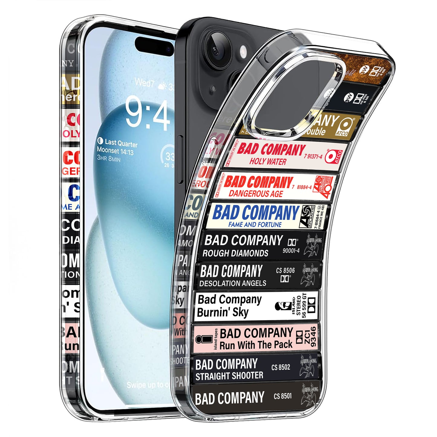 Bad Company Albums Cassette Collection Retro Phone Case