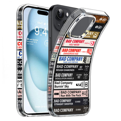 Bad Company Albums Cassette Collection Retro Phone Case