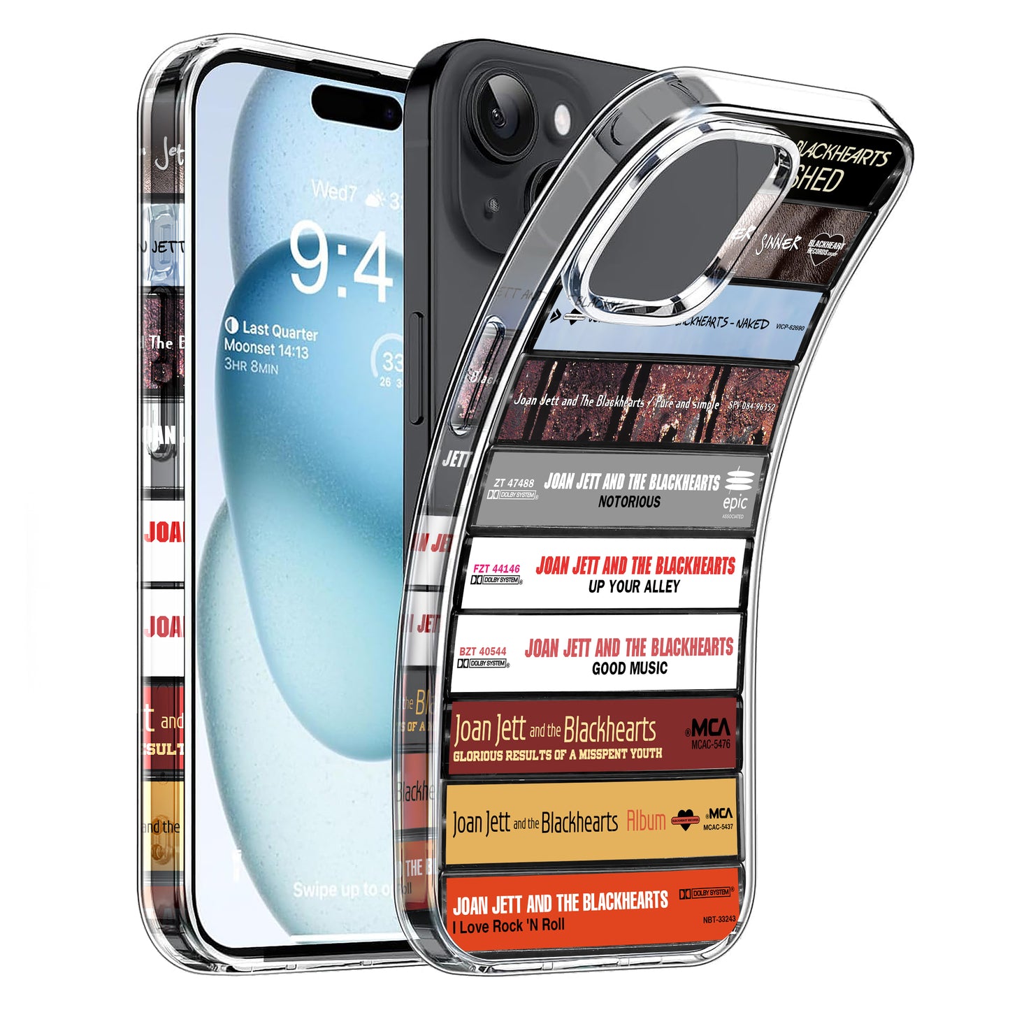 Joan Jett & The Blackhearts Albums Cassette Collection Retro Phone Case