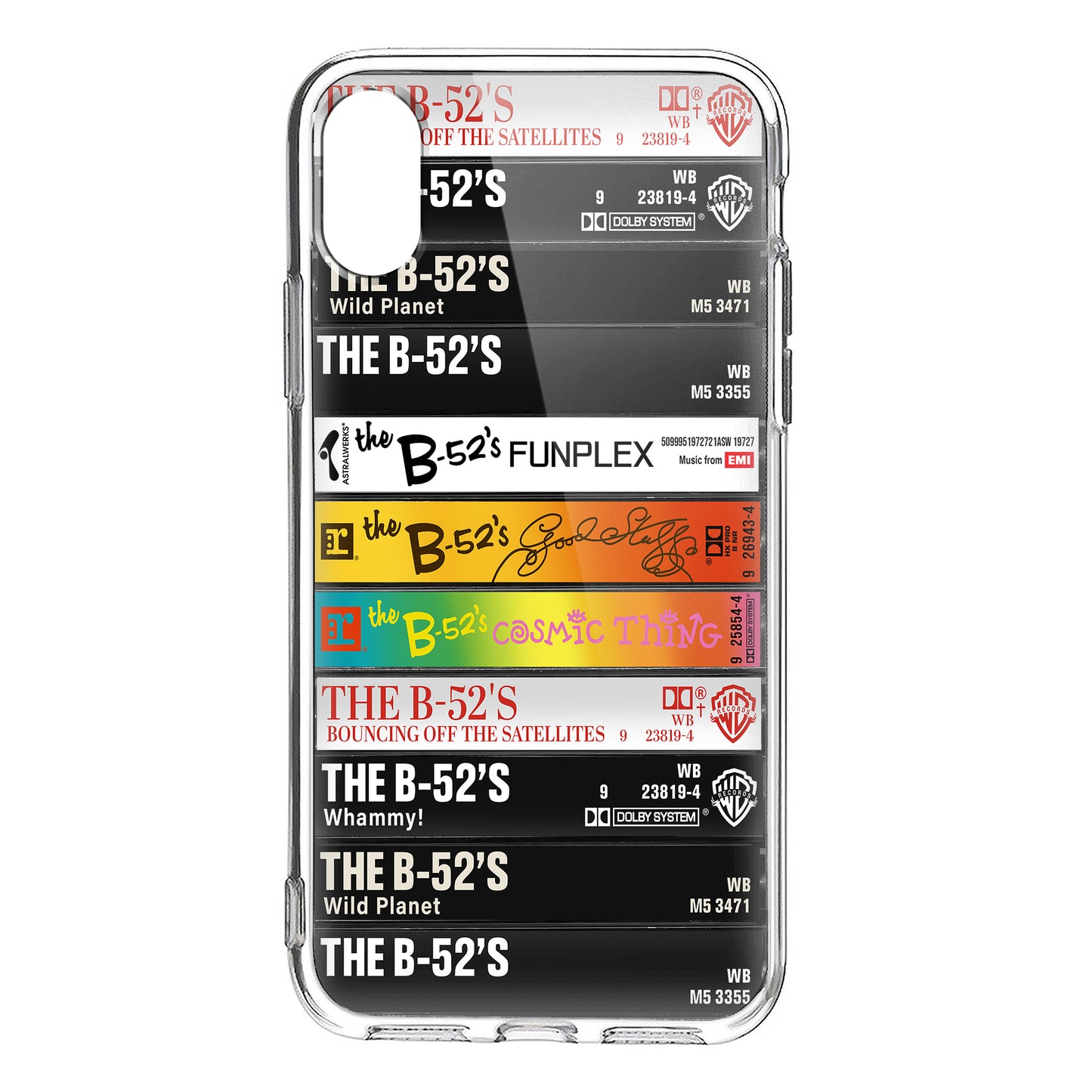 The B-52's Albums Cassette Collection Retro Phone Case