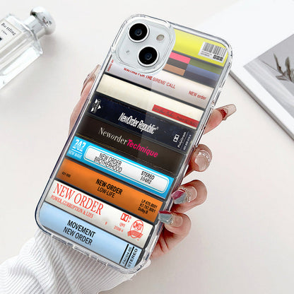 New Order Albums Cassette Collection Retro Phone Case