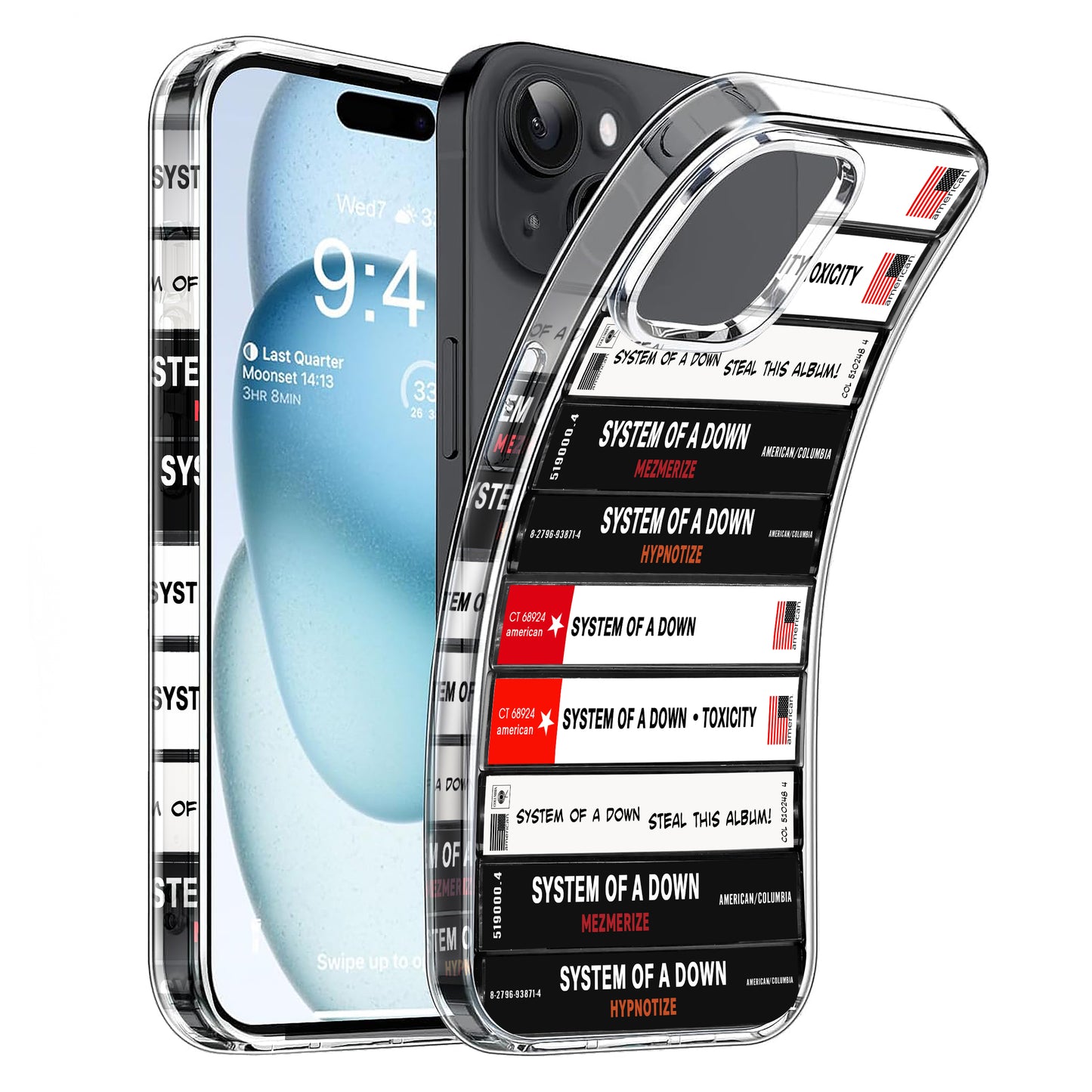 System Of A Down Albums Cassette Collection Retro Phone Case