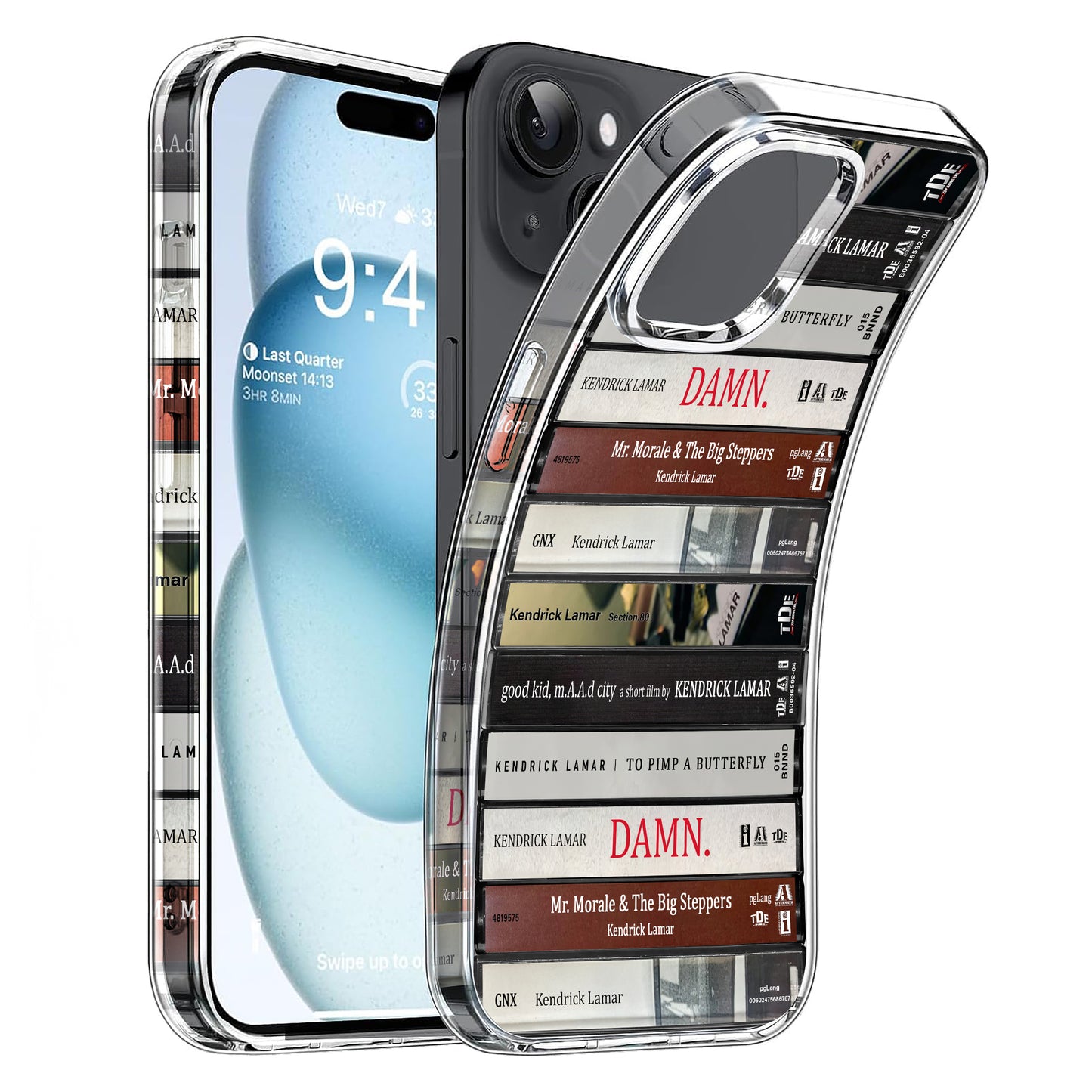 Kendrick Lamar Albums Cassette Collection Retro Phone Case