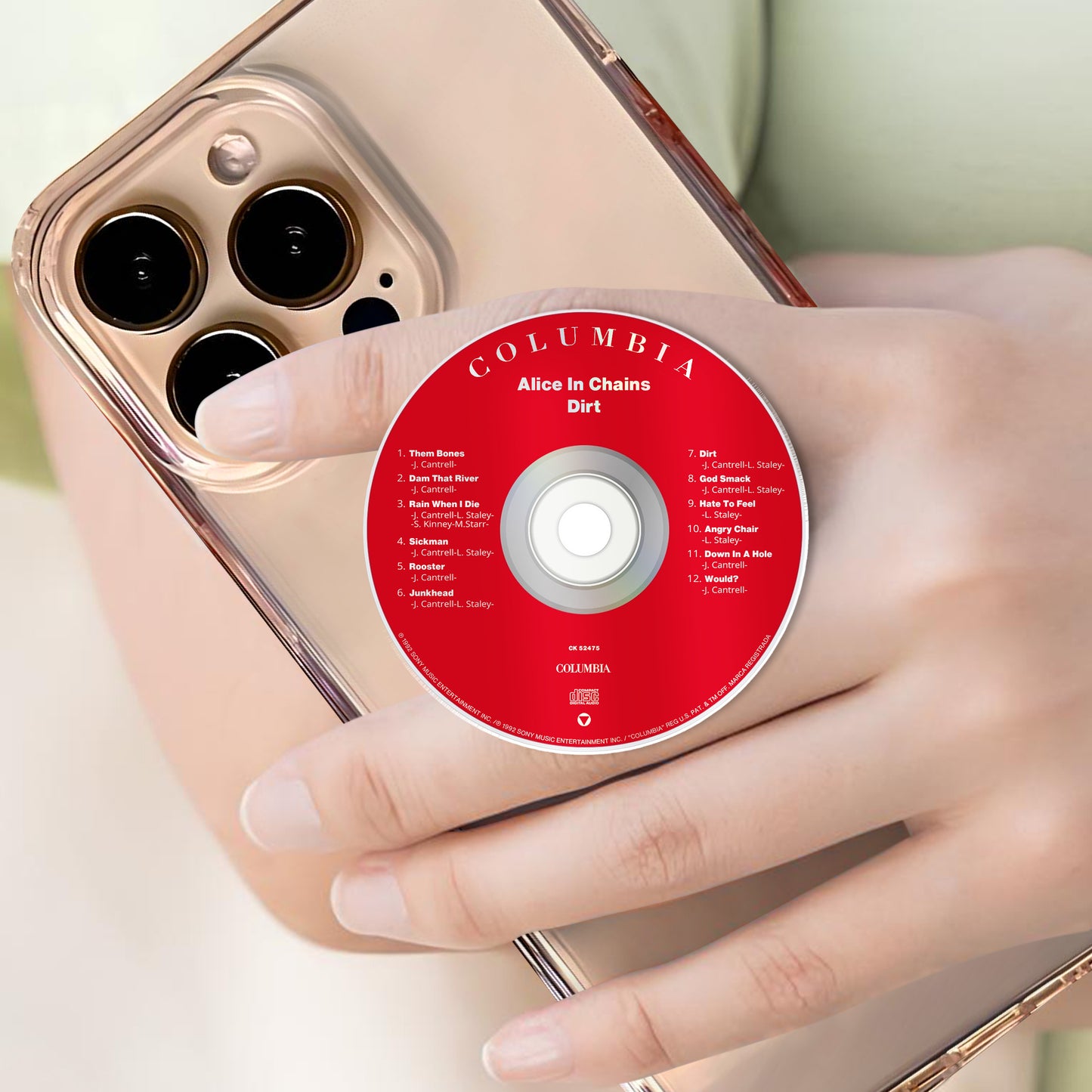 Dirt CD Magnetic Phone Grip - Alice In Chains