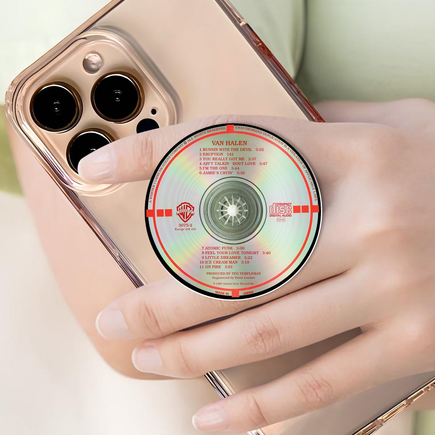 Van Halen CD Magnetic Phone Grip