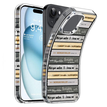 Morgan Wallen Albums Cassette Collection Retro Phone Case