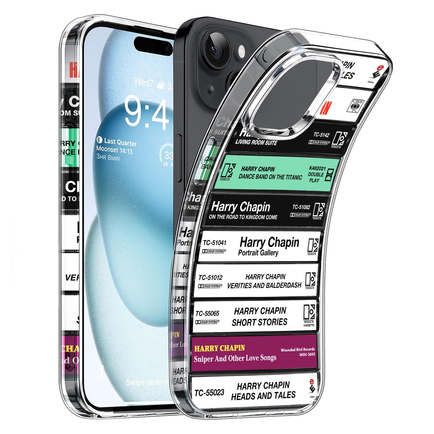 Harry Chapin Albums Cassette Collection Retro Phone Case