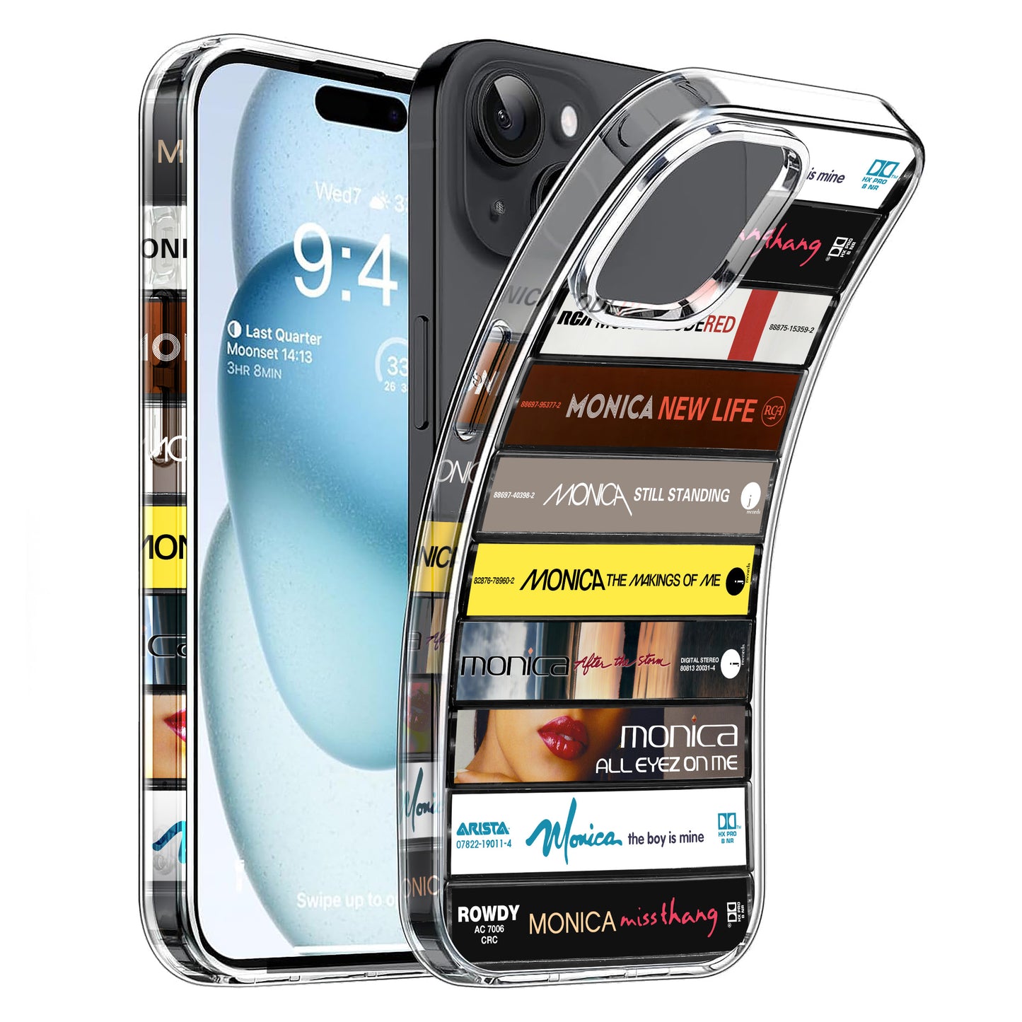 Monica Albums Cassette Collection Retro Phone Case