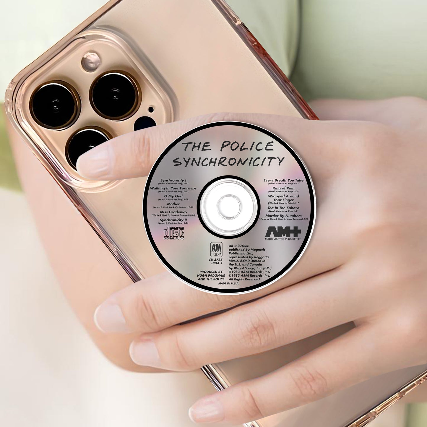 Synchronicity CD Magnetic Phone Grip - The Police