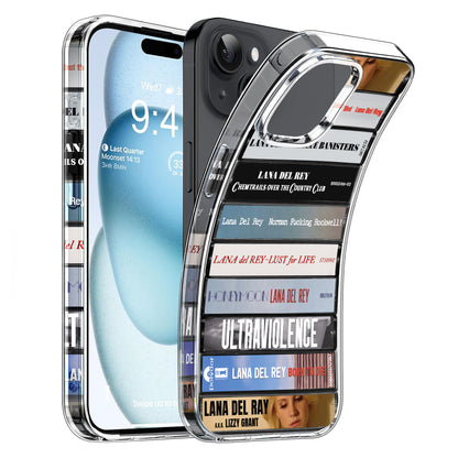 Lana Del Rey Albums Cassette Collection Retro Phone Case