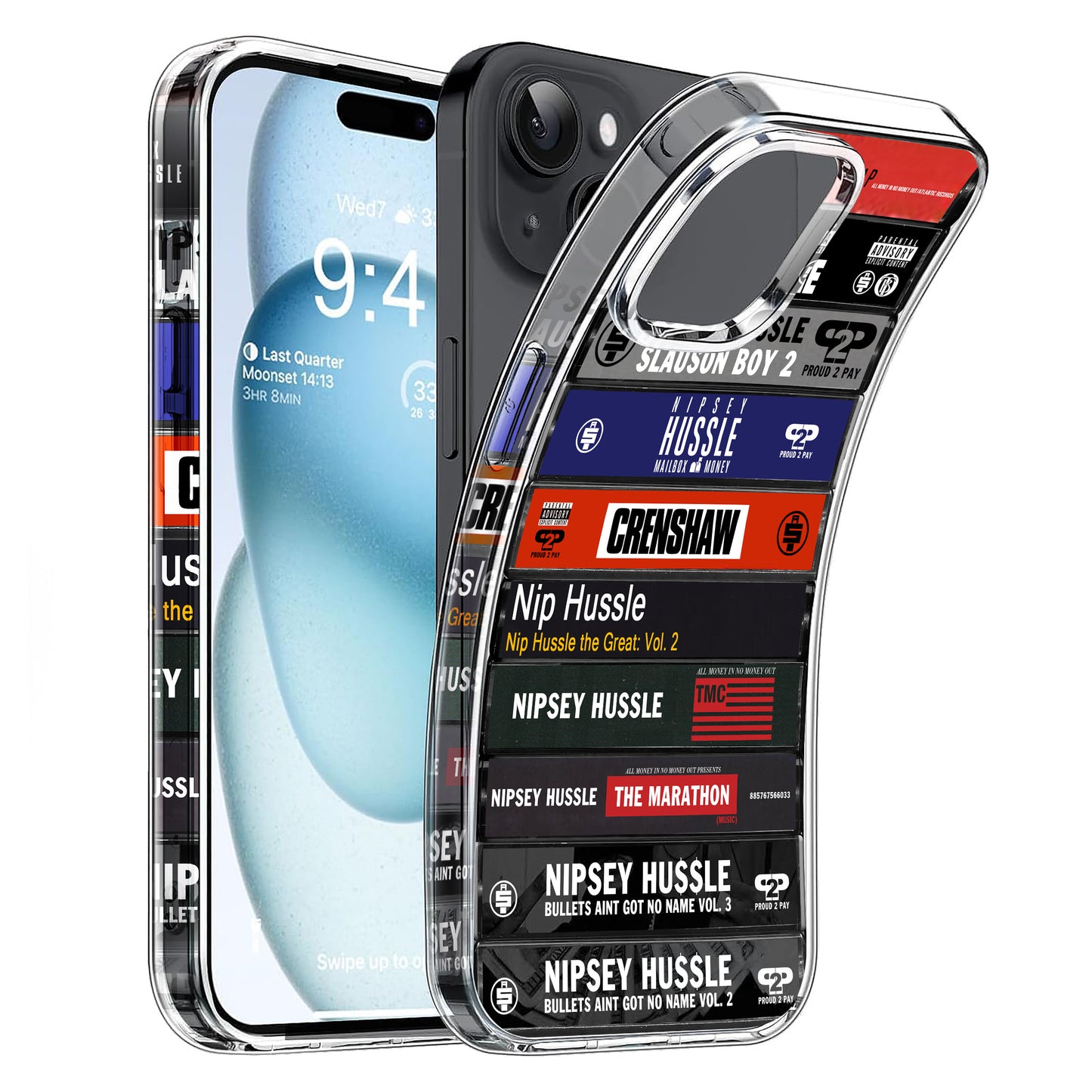 Nipsey Hussle Albums Cassette Collection Retro Phone Case